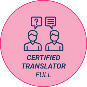 Certified Translator – Full [RECOMENDADO]