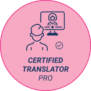 Certified Translator – Pro